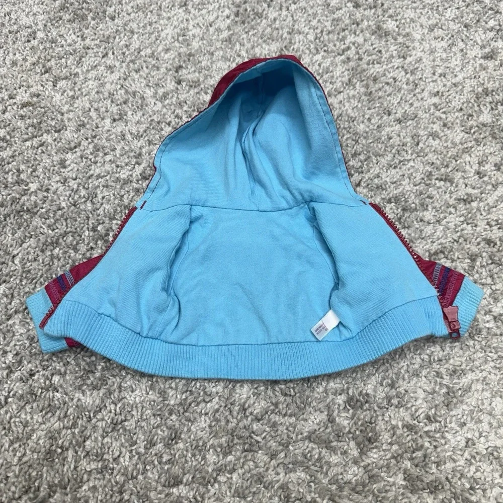 American Girl Doll size hooded jacket full zip‎